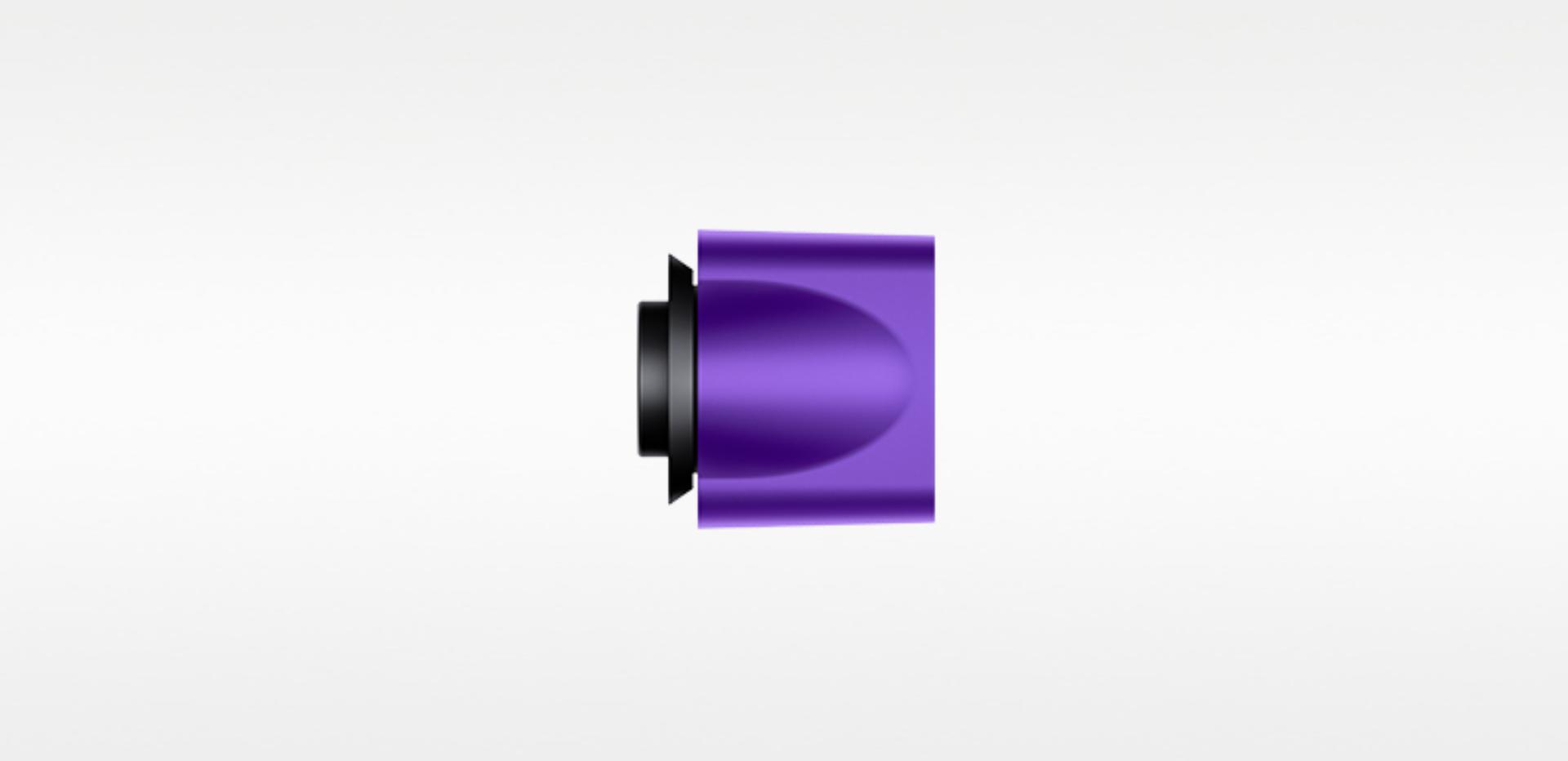 Smoothing nozzle for the Dyson Supersonic™ in Black/Purple 