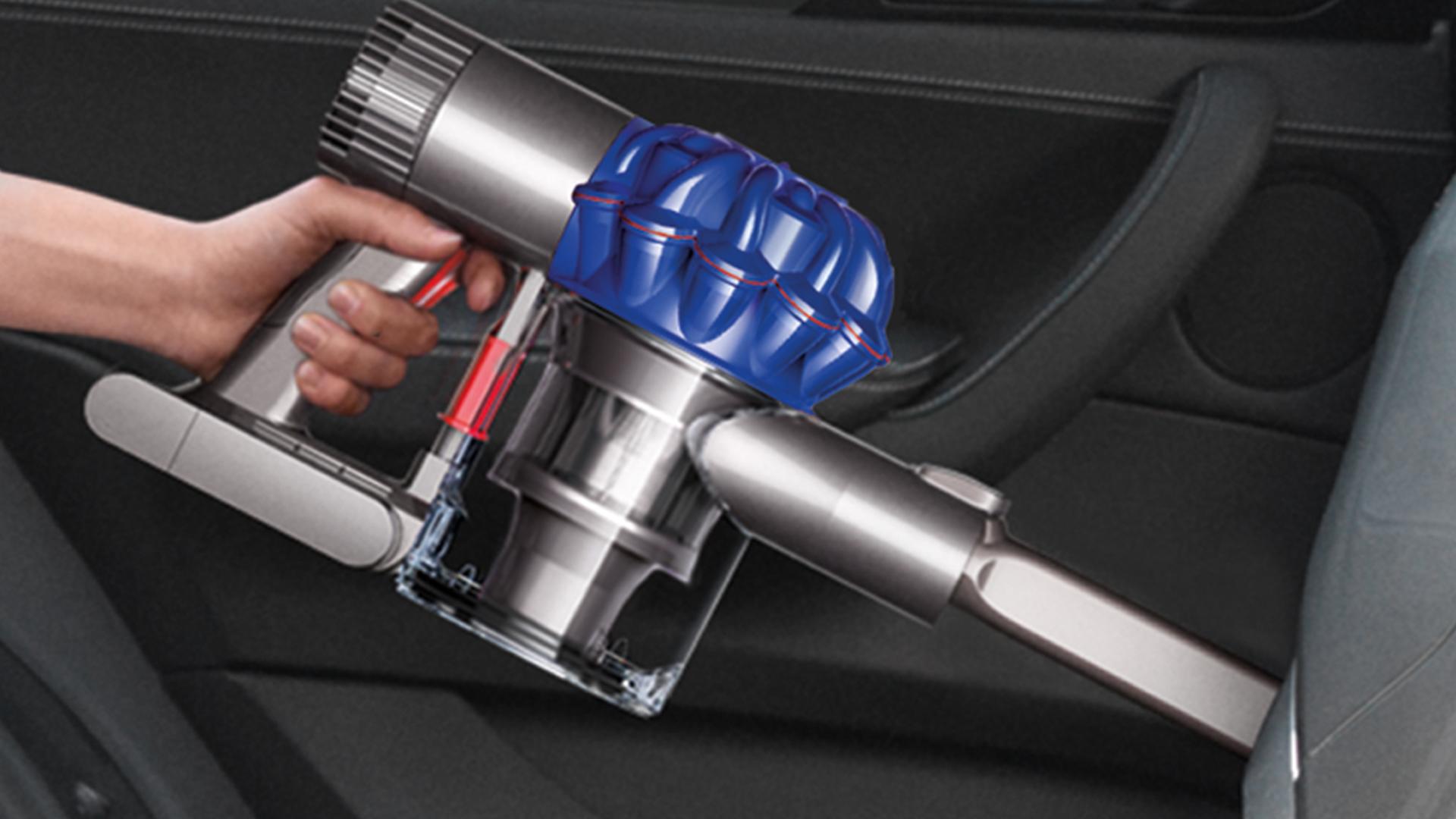 Image of a Dyson handheld vacuum