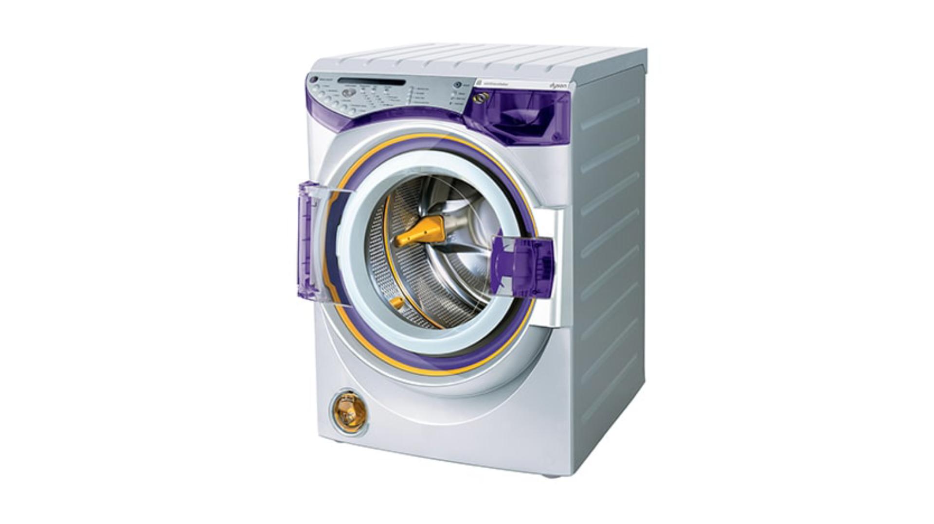 Front view of a Dyson Contratrotator washing machine