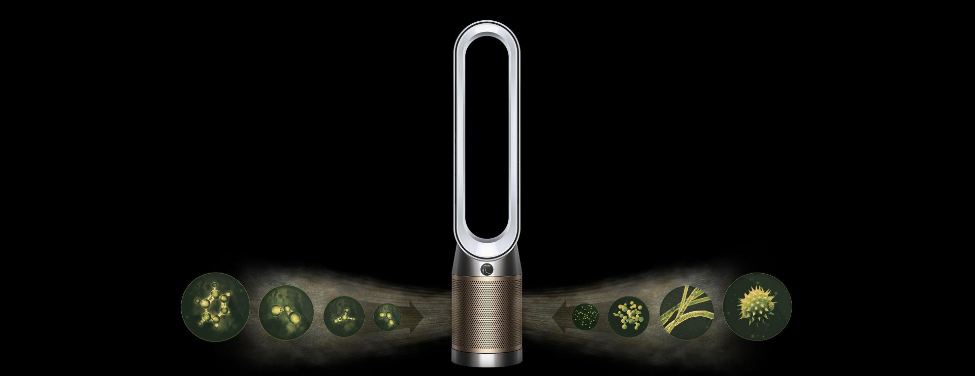  Dyson Purifier Cool Formaldehyde drawing in odours and pet hair to help with allergies