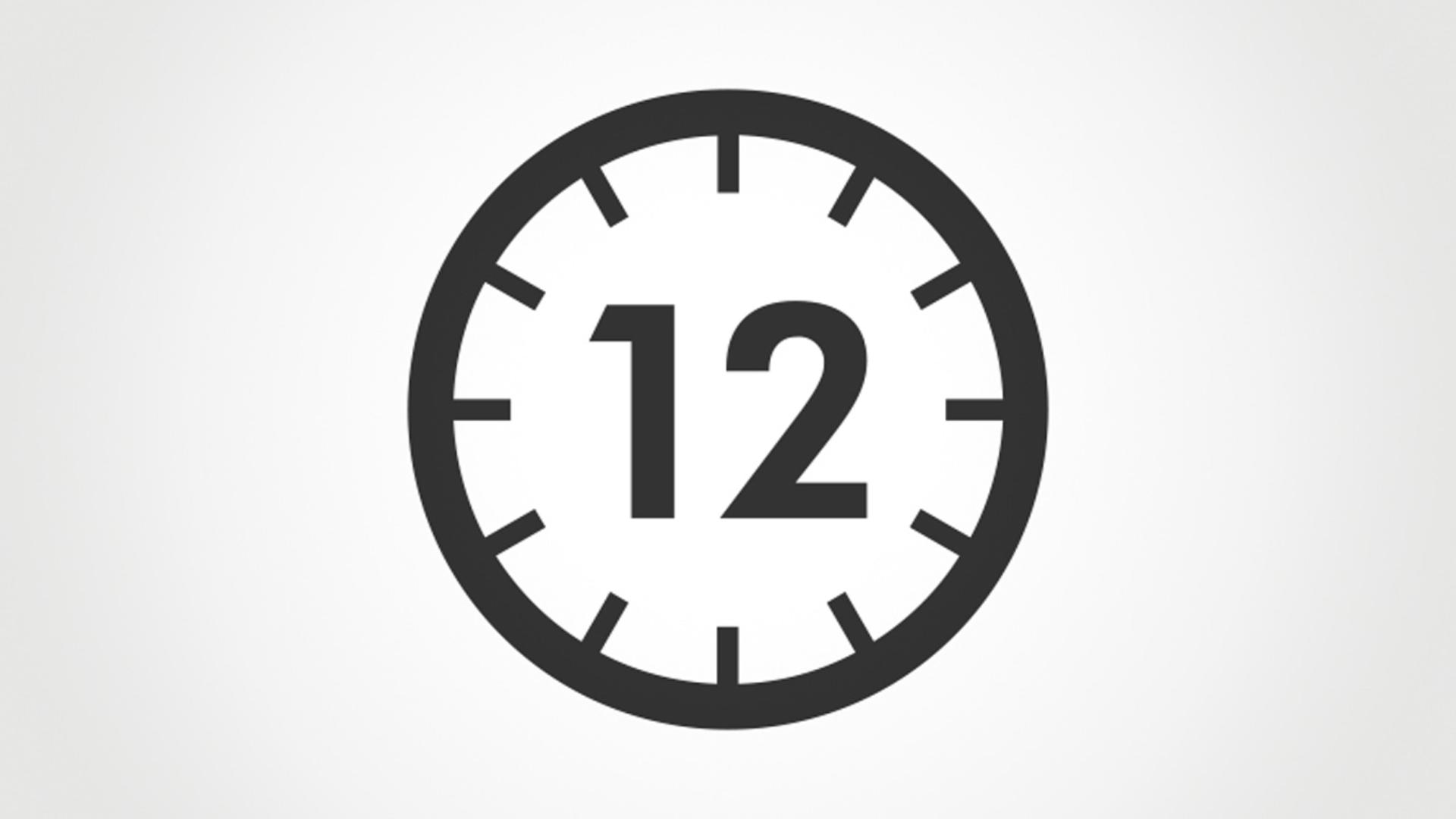 12 second icon