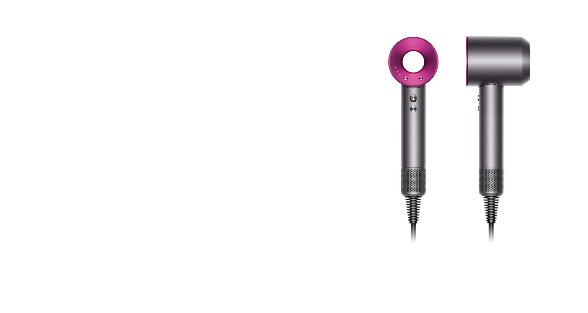 The Dyson Supersonic from front angle and side