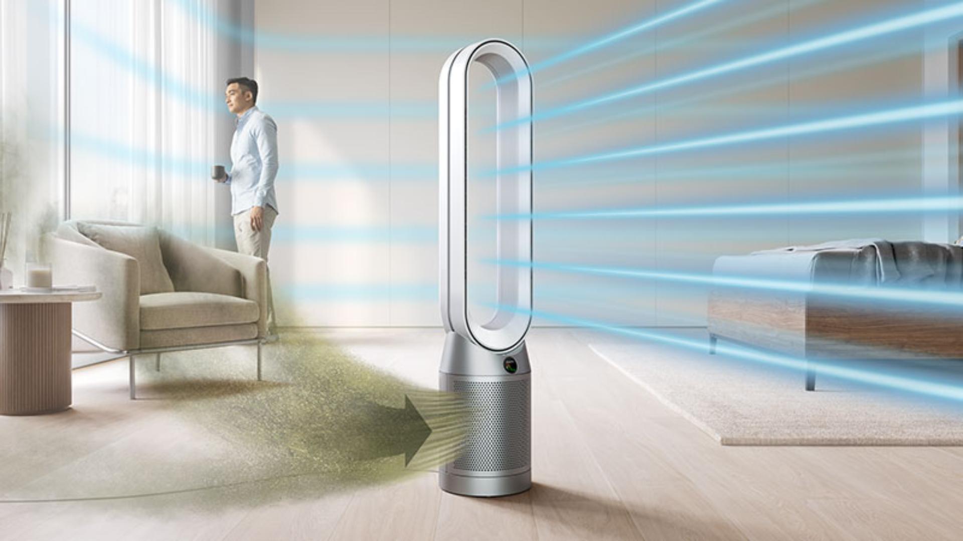 Dyson Purifier Cool projecting purified air
